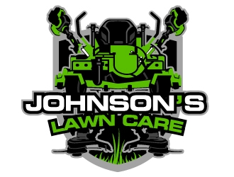Johnsons Lawn Care logo design by aRBy