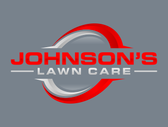 Johnsons Lawn Care logo design by ubai popi