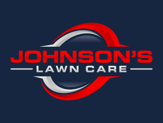 Johnsons Lawn Care logo design by ubai popi