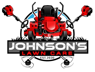 Johnsons Lawn Care logo design by Suvendu
