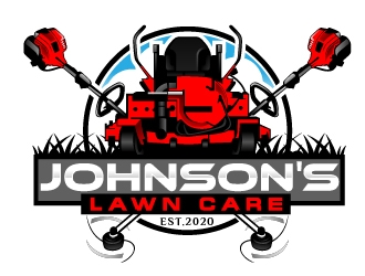 Johnsons Lawn Care logo design by Suvendu