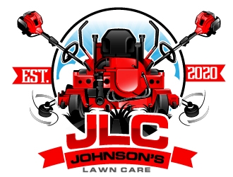 Johnsons Lawn Care logo design by Suvendu