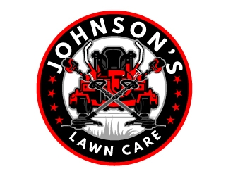 Johnsons Lawn Care logo design by aRBy