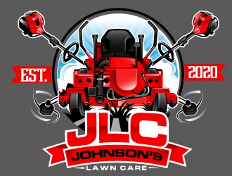 Johnsons Lawn Care logo design by Suvendu