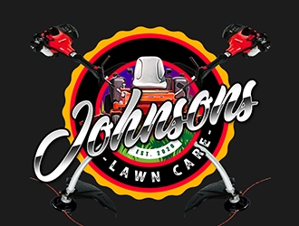 Johnsons Lawn Care logo design by XyloParadise