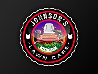 Johnsons Lawn Care logo design by XyloParadise