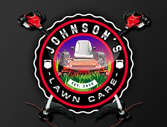 Johnsons Lawn Care logo design by XyloParadise