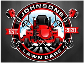 Johnsons Lawn Care logo design by Suvendu