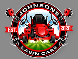 Johnsons Lawn Care logo design by Suvendu