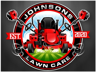 Johnsons Lawn Care logo design by Suvendu