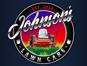 Johnsons Lawn Care logo design by XyloParadise