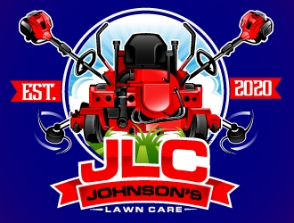 Johnsons Lawn Care logo design by Suvendu