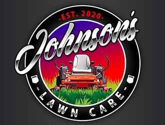 Johnsons Lawn Care logo design by XyloParadise