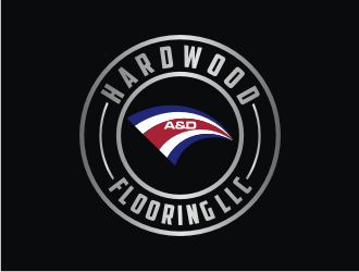 A&D HARDWOOD FLOORING LLC  logo design by bricton