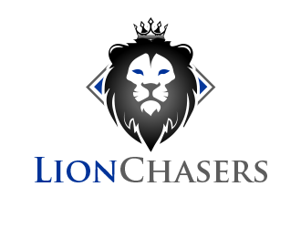 LionChasers logo design by BeDesign