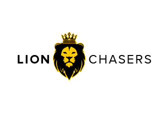LionChasers logo design by BeDesign