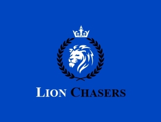 LionChasers logo design by ManishKoli