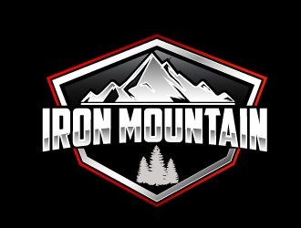 Iron Mountain logo design by AamirKhan