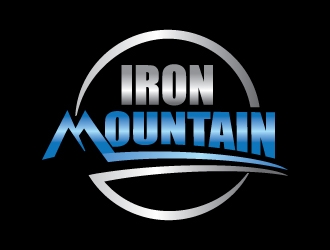 Iron Mountain logo design by KreativeLogos