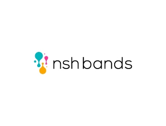 NSH Bands LLC logo design by wongndeso