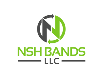 NSH Bands LLC logo design by kunejo