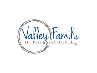 Valley Family Support Services LLC logo design by checx