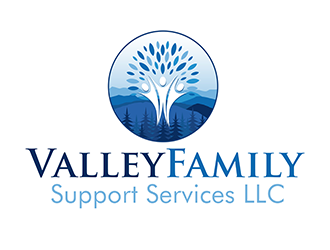 Valley Family Support Services LLC logo design by 3Dlogos