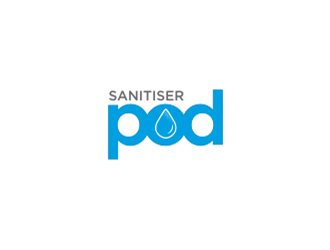 Sanitiser Pod logo design by sheilavalencia