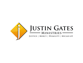 Justin Gates Ministries    Justice | Mercy | Humility   Micah 6:8 logo design by mbamboex