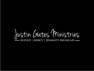 Justin Gates Ministries    Justice | Mercy | Humility   Micah 6:8 logo design by hopee