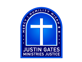 Justin Gates Ministries    Justice | Mercy | Humility   Micah 6:8 logo design by Ultimatum