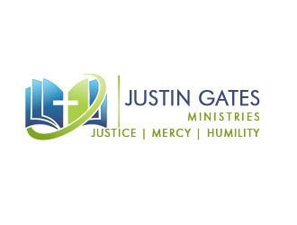 Justin Gates Ministries    Justice | Mercy | Humility   Micah 6:8 logo design by samueljho