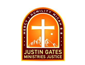 Justin Gates Ministries    Justice | Mercy | Humility   Micah 6:8 logo design by Ultimatum