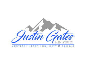 Justin Gates Ministries    Justice | Mercy | Humility   Micah 6:8 logo design by qqdesigns