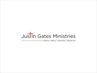 Justin Gates Ministries    Justice | Mercy | Humility   Micah 6:8 logo design by bunda_shaquilla