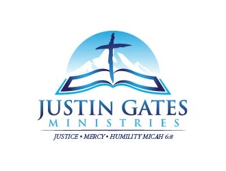 Justin Gates Ministries    Justice | Mercy | Humility   Micah 6:8 logo design by usef44