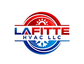 LaFitte HVAC LLC  logo design by desynergy