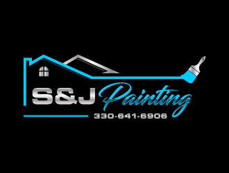S&J Painting  logo design by pencilhand