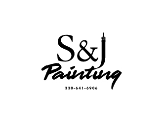 S&J Painting  logo design by KHAI