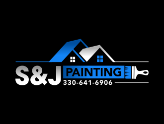 S&J Painting  logo design by ingepro