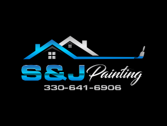 S&J Painting  logo design by sikas