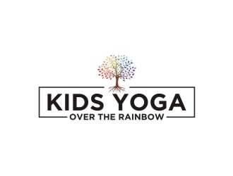 Over the Rainbow Kids Yoga logo design by agil