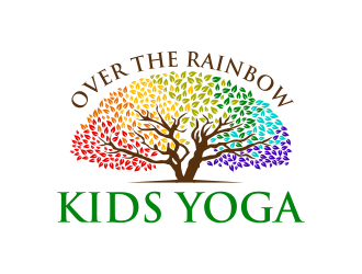 Over the Rainbow Kids Yoga logo design by ingepro
