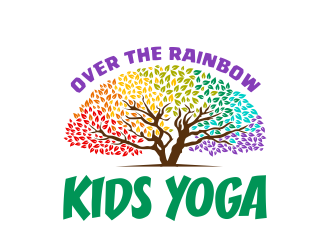 Over the Rainbow Kids Yoga logo design by ingepro