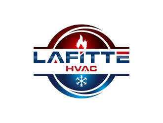 LaFitte HVAC LLC  logo design by haidar