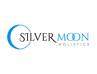 Silver Moon Holistics logo design by pencilhand