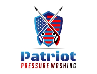 Patriot Pressure Washing logo design by Norsh