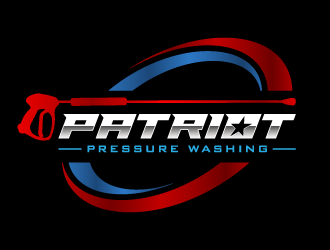 Patriot Pressure Washing logo design by pencilhand