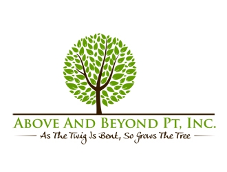 Above and Beyond PT, Inc. logo design by gilkkj