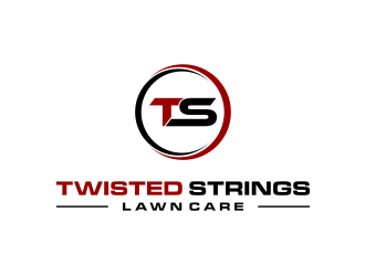 Twisted Strings Lawn Care logo design by asyqh